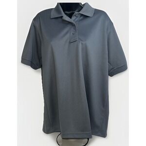 ELBECO‎ Women's UFX Gray Work Polo Size Large Training Shirt Law Enforcement EMT